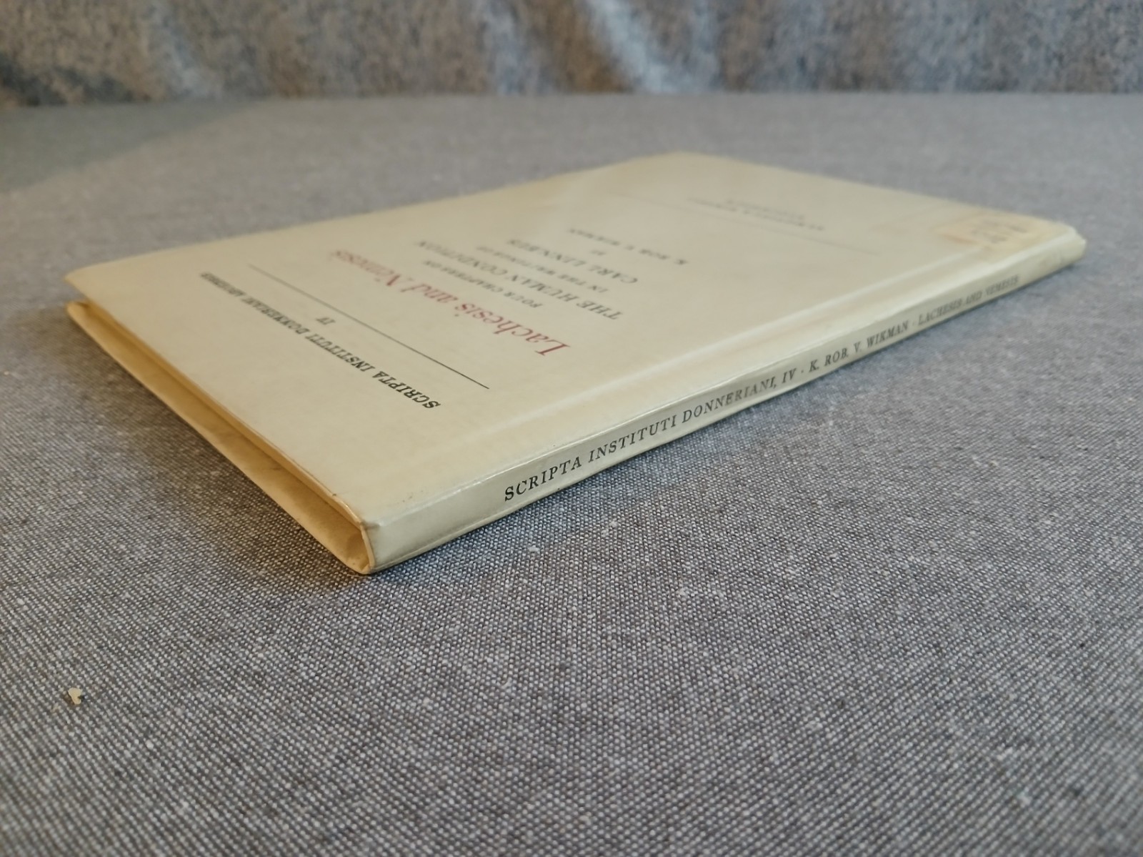 Lachesis and Nemesis – Four Chapters on the Human Condition – Hardcover