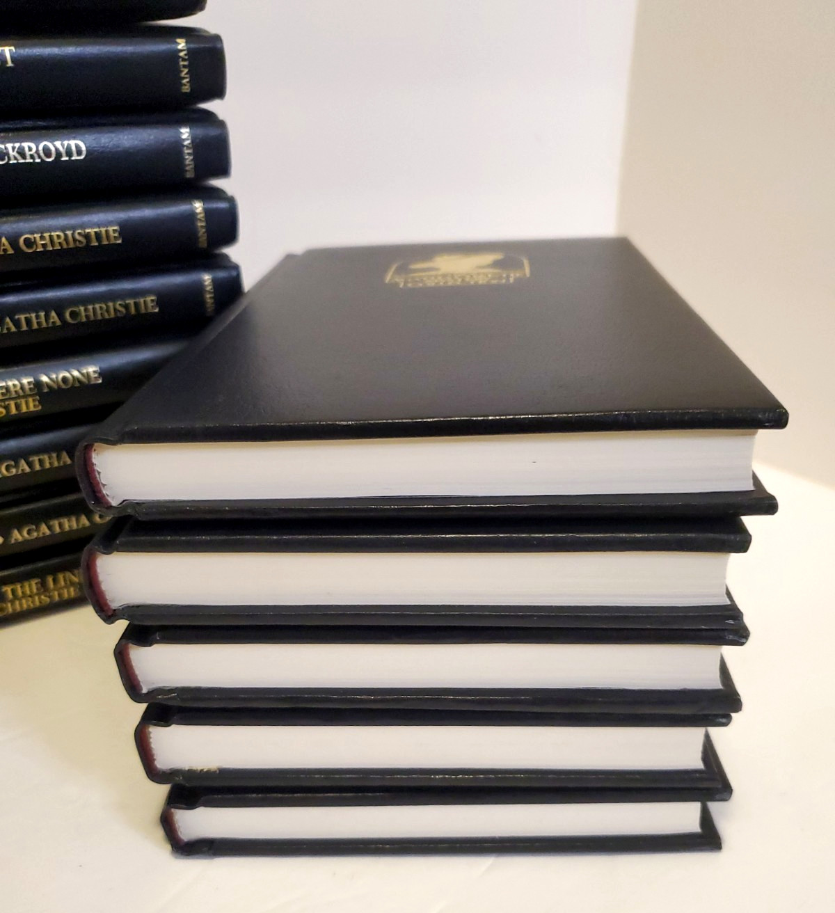 Agatha Christie Mystery Collection Bantam Leatherette HC Editions – Lot of 19