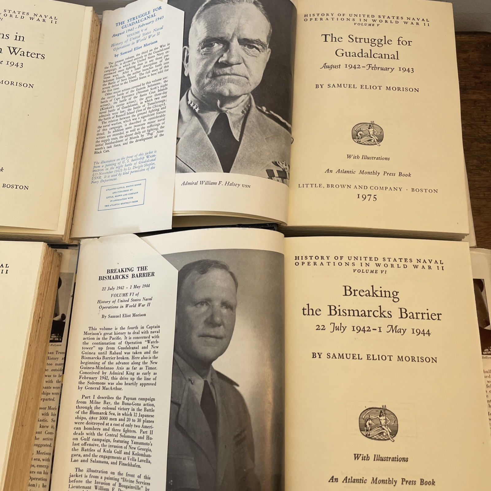 History of United States Naval Operations in World War II Complete Set Morison