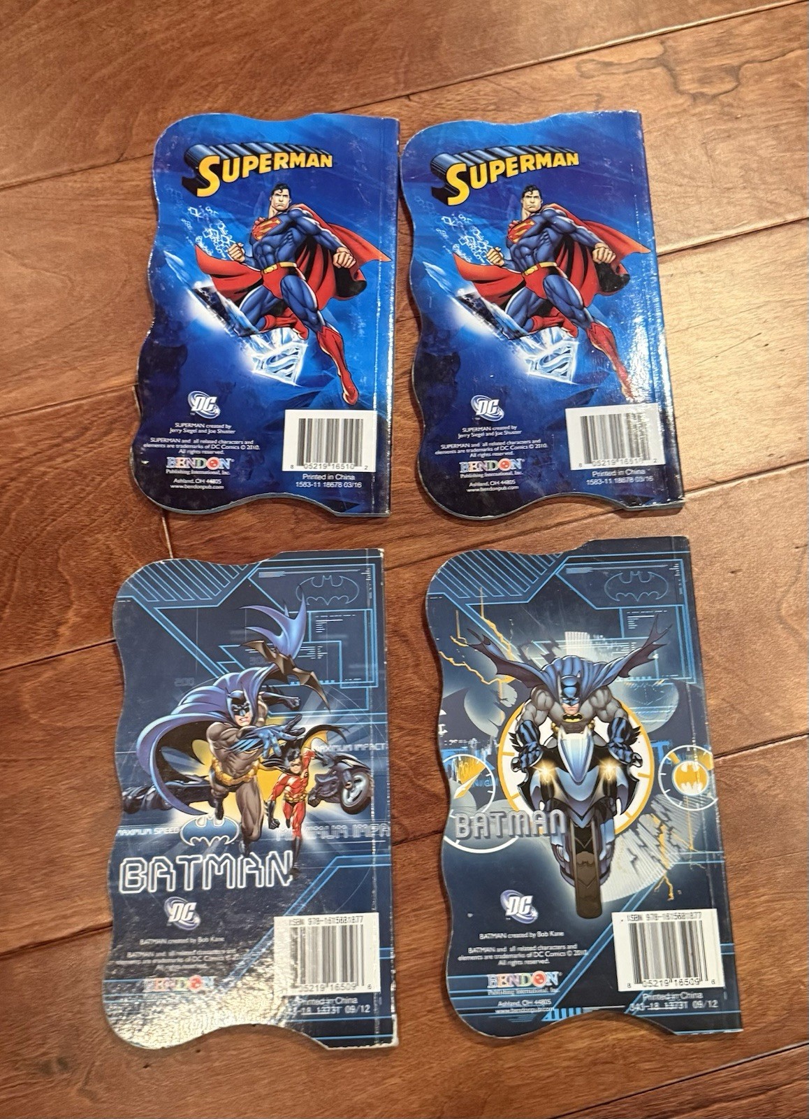 Bendon Publishing DC Superman/ Batman Book Lot Of 4