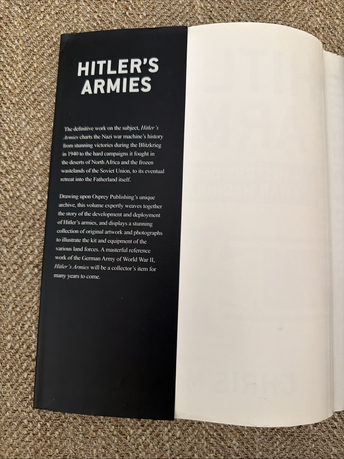 Hitler’s Armies: A History Of The German War Machine 1939-1945, By Chris McNab
