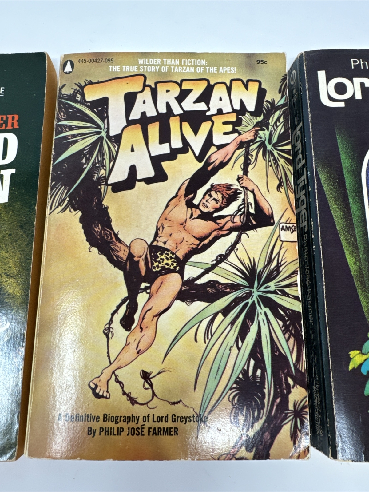 LOT OF 3 Philip Jose Farmer The Mad Goblin/Lord of the Trees Lord Tyger Tarzan