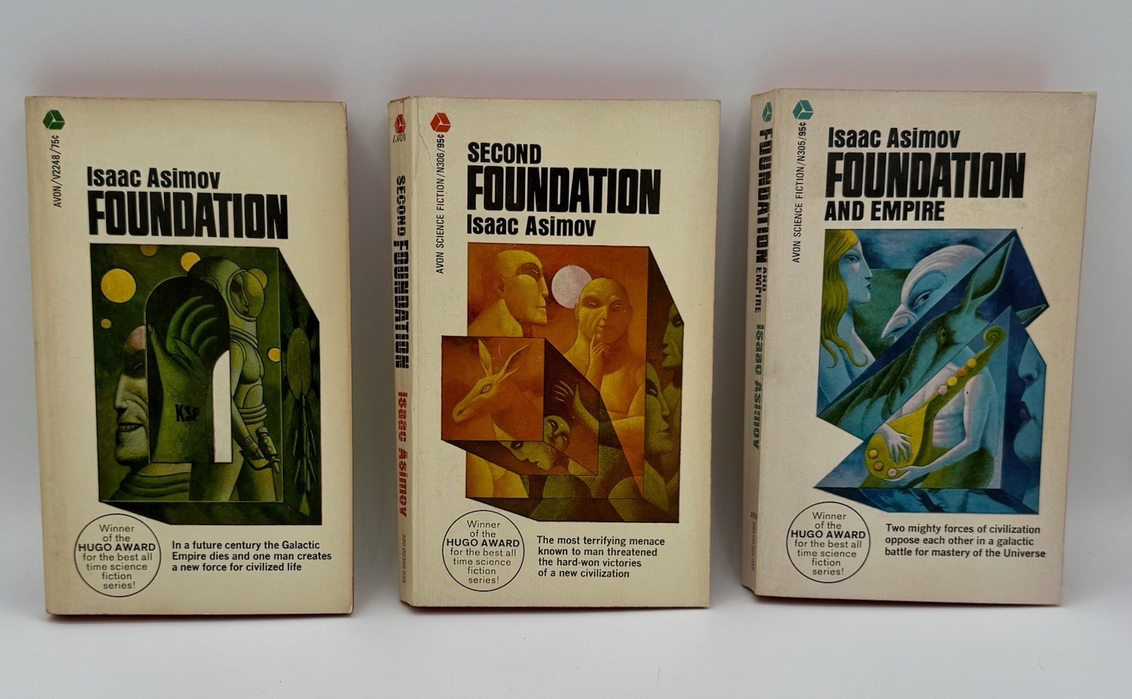 Lot of 11 Vintage Sci Fi Fantasy Paperback Books H.G. Wells Isaac Asimov 60s 70s