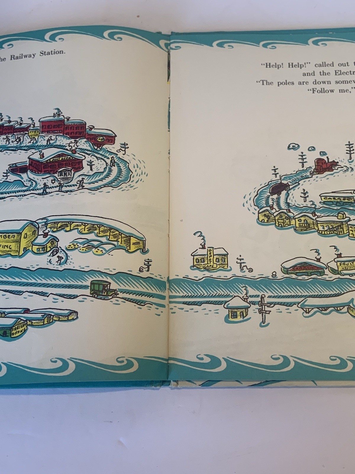 Katy And The Big Snow Virginia Lee Burton 1943 Weekly Reader Childrens Book