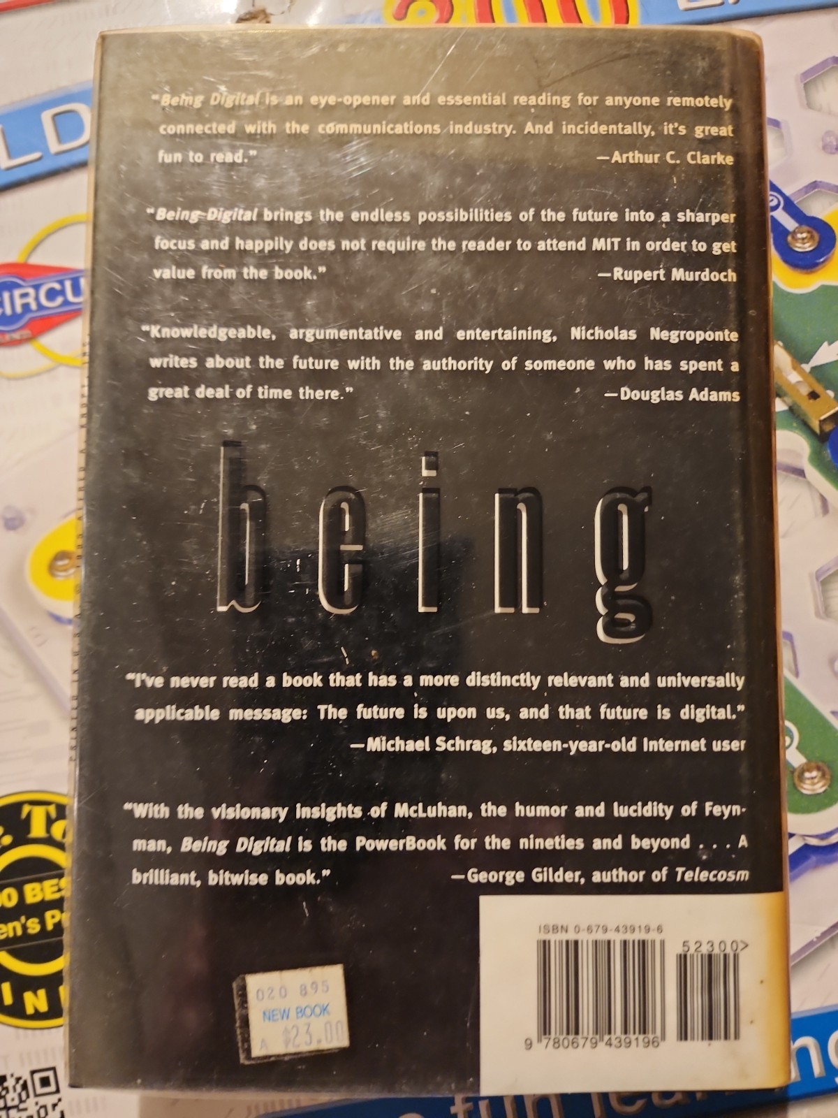 Being Digital – Hardcover By Negroponte, Nicholas – VERY GOOD