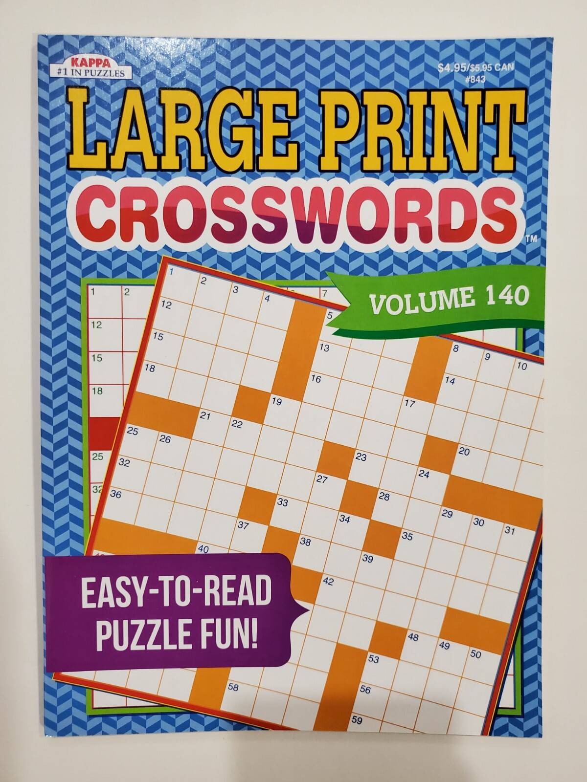 Large Print Crosswords Puzzle Books Kappa Games,Search,Hunt~ Pick up to 20 Vols