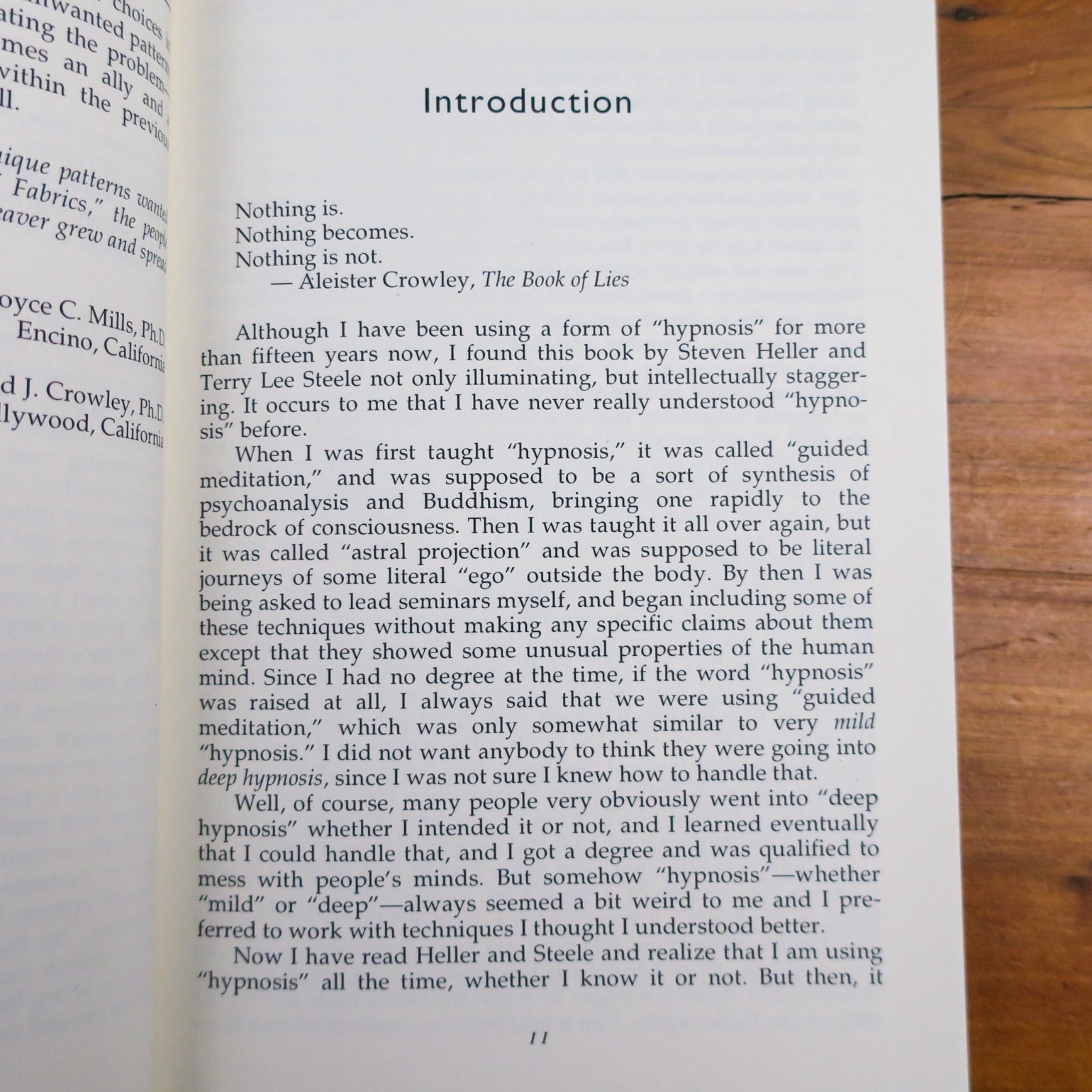 Hypnosis NLP Ericksonian Consciousness Robert Anton Wilson PB Book
