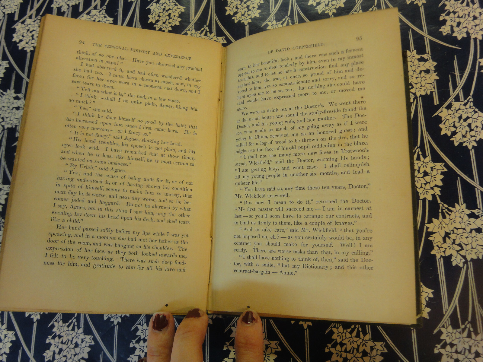 Works of Charles dickens household ed vol II david Copperfield vintage book 1863