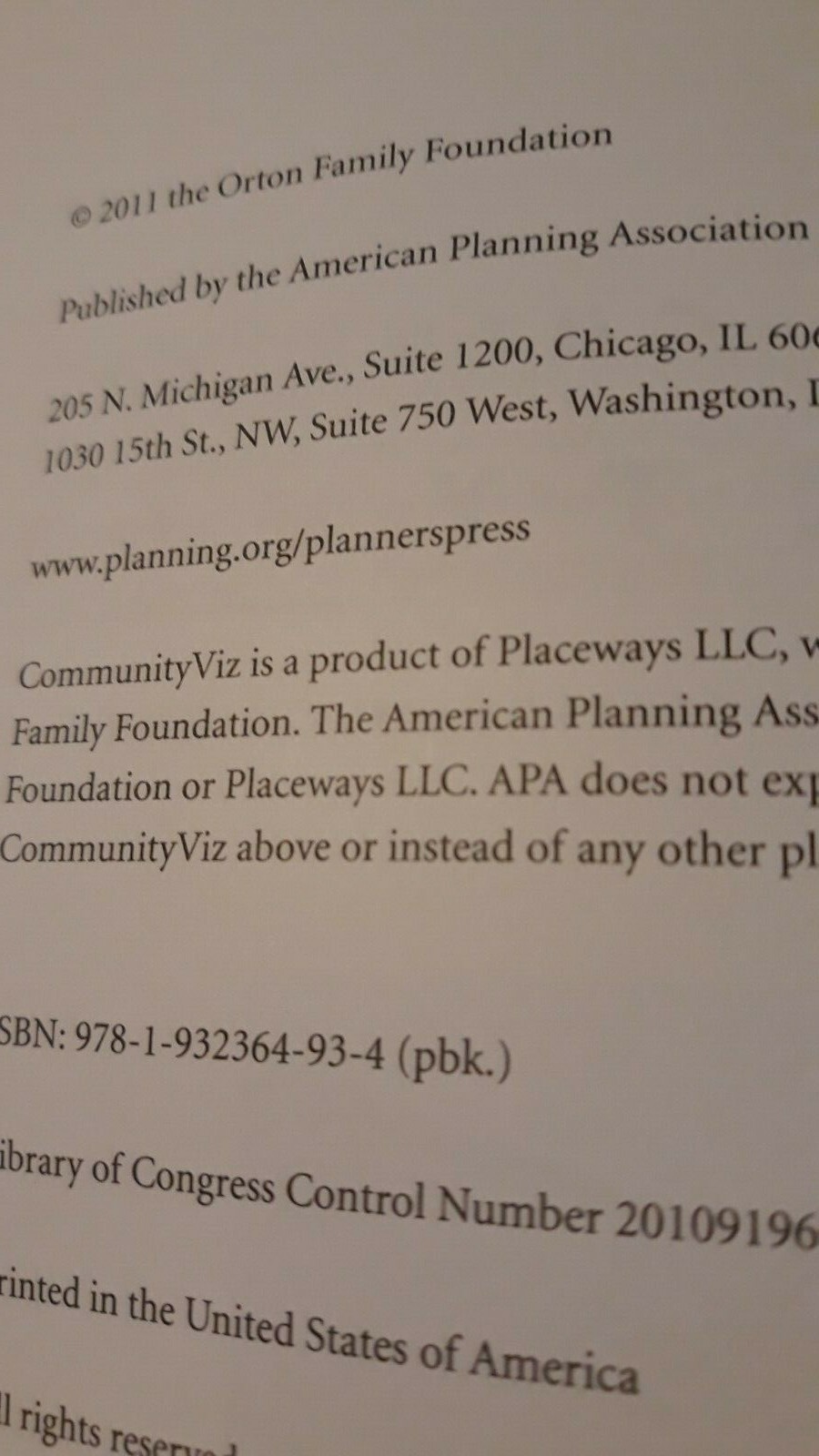 Manual for Planners Guide to CommunityViz Planning & Zoning Software New
