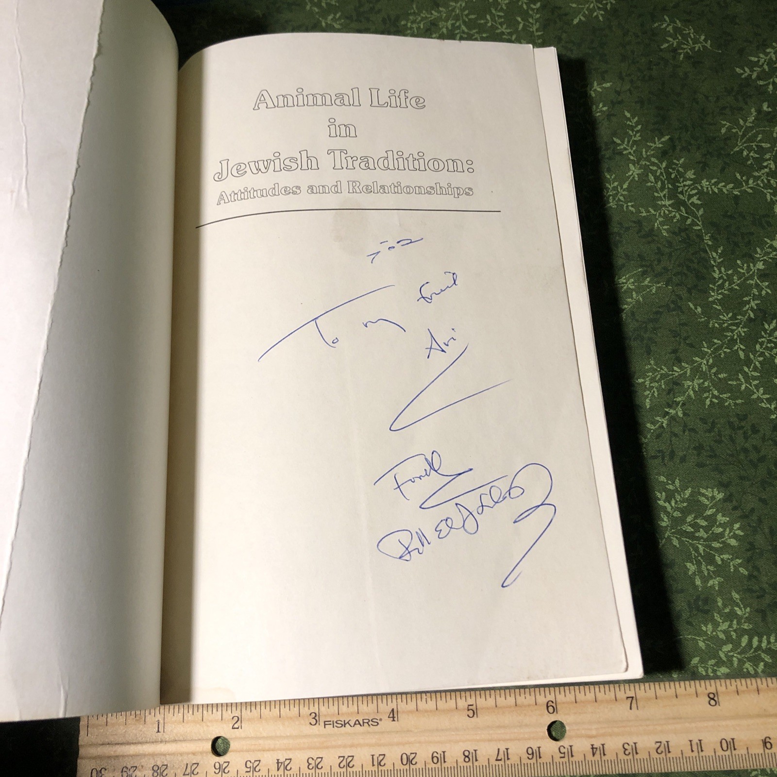 Animal Life in Jewish Tradition: Attitudes and Relationships by Schochet
