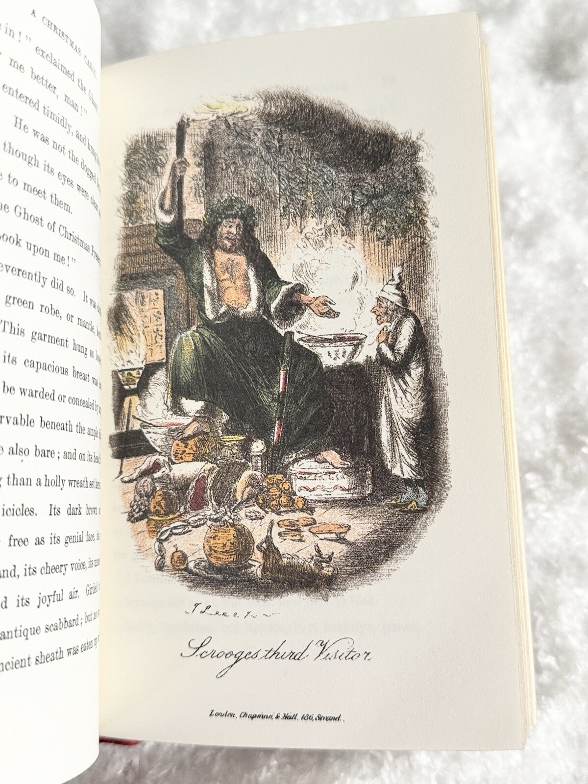 GIFT WRAPPED🎁A Christmas Carol Charles Dickens Silk Binding 1st Edition Replica