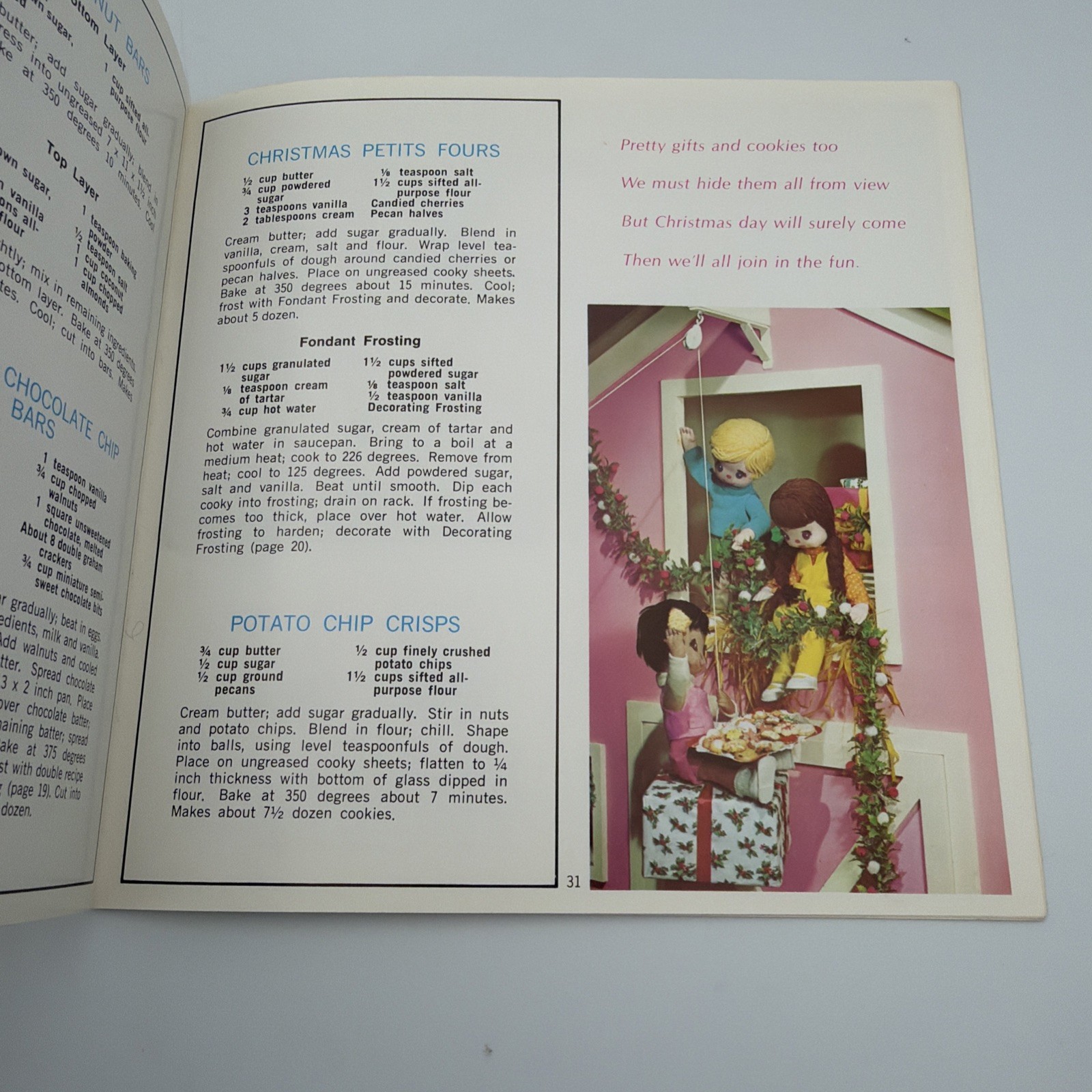 1968 WE Energies Cookie Book Wisconsin Electric Cooky Book Christmas Recipes