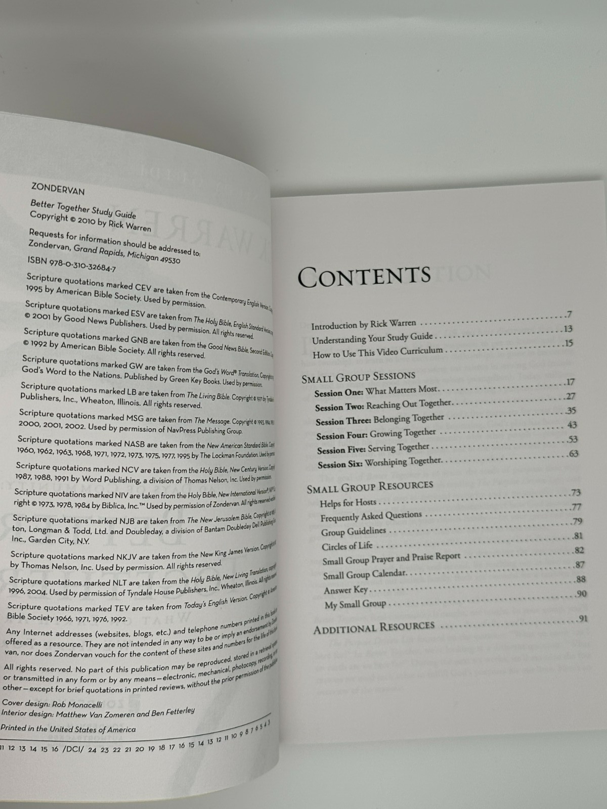 Better Together Study Guide: What On Earth Are We Here For? by Rick Warren