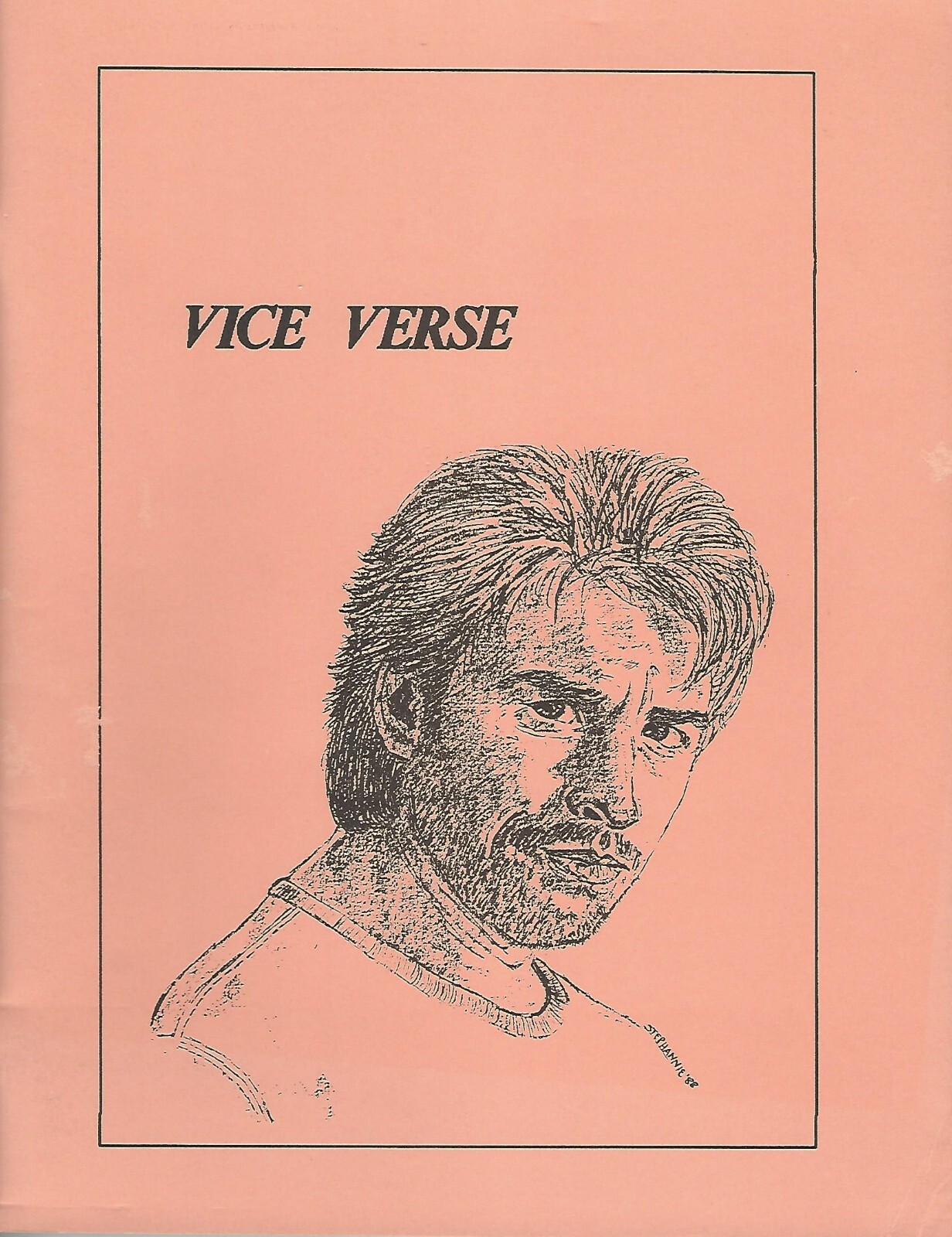 Miami Vice Fanzine “Vice Verse 1” Gen Poetry Don Johnson Vintage 1989 VTG
