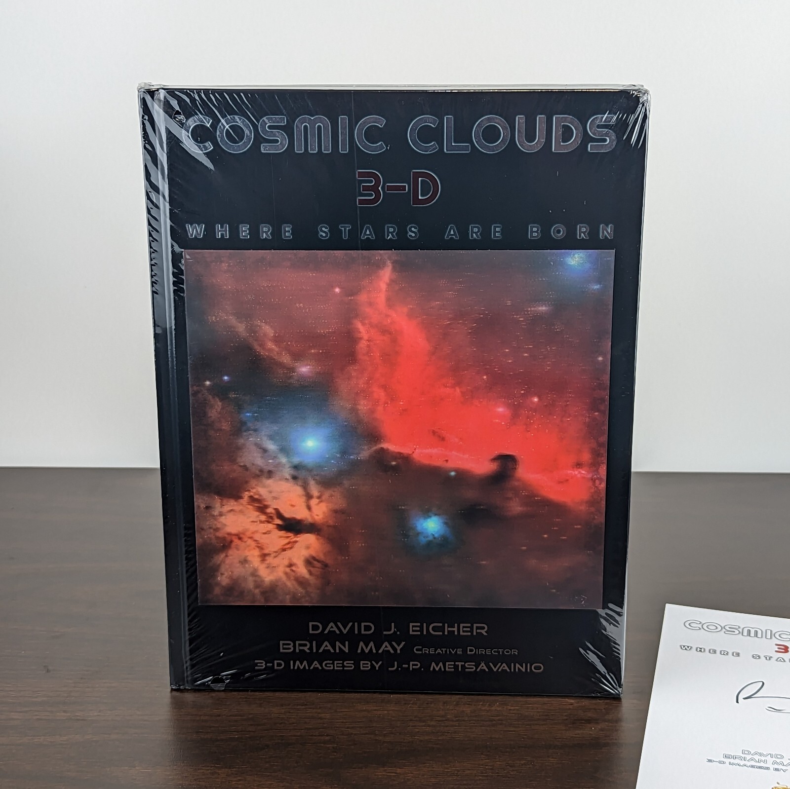 COSMIC CLOUDS 3-D Where Stars Are Born with SIGNED Bookplate by Brian May