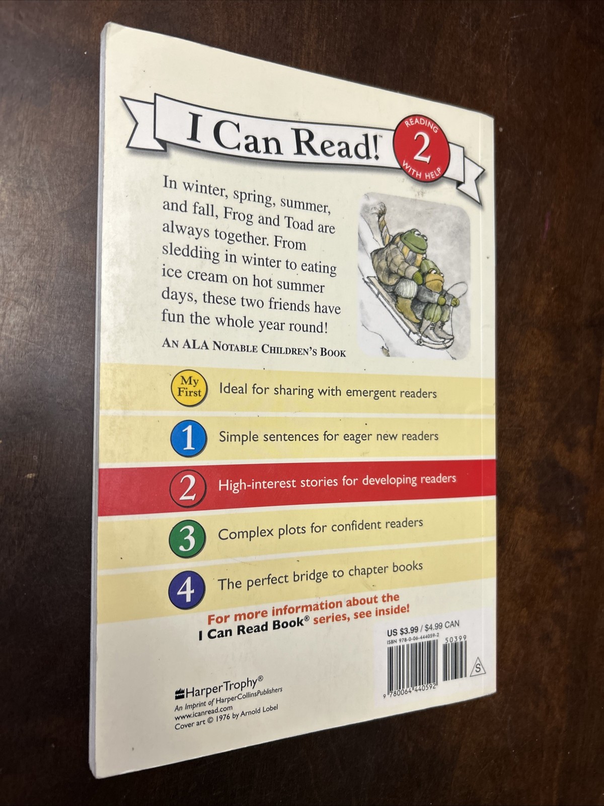 I Can Read Level 2 Ser.: Frog and Toad All Year by Arnold Lobel (1984, Trade…