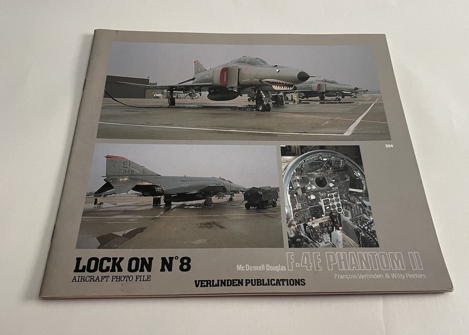 Verlinder Publications Lock On No. 8 F-4E Phantom II Aircraft Reference book MD