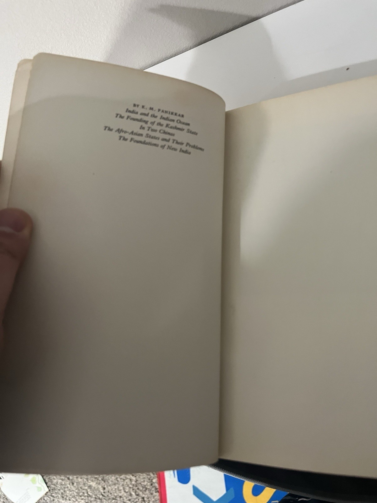 Rare Vintage Academic Text – Asia and Western Dominance By K. M. Panikkar 1970