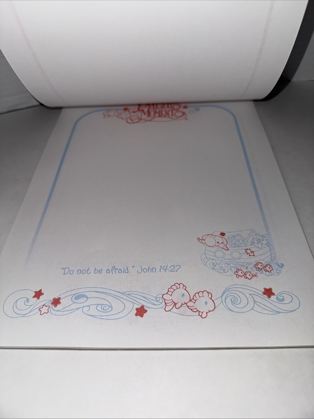Unused Vintage Dalmatian Press ~ Precious Moments ~ Activity Art Pad Tablet