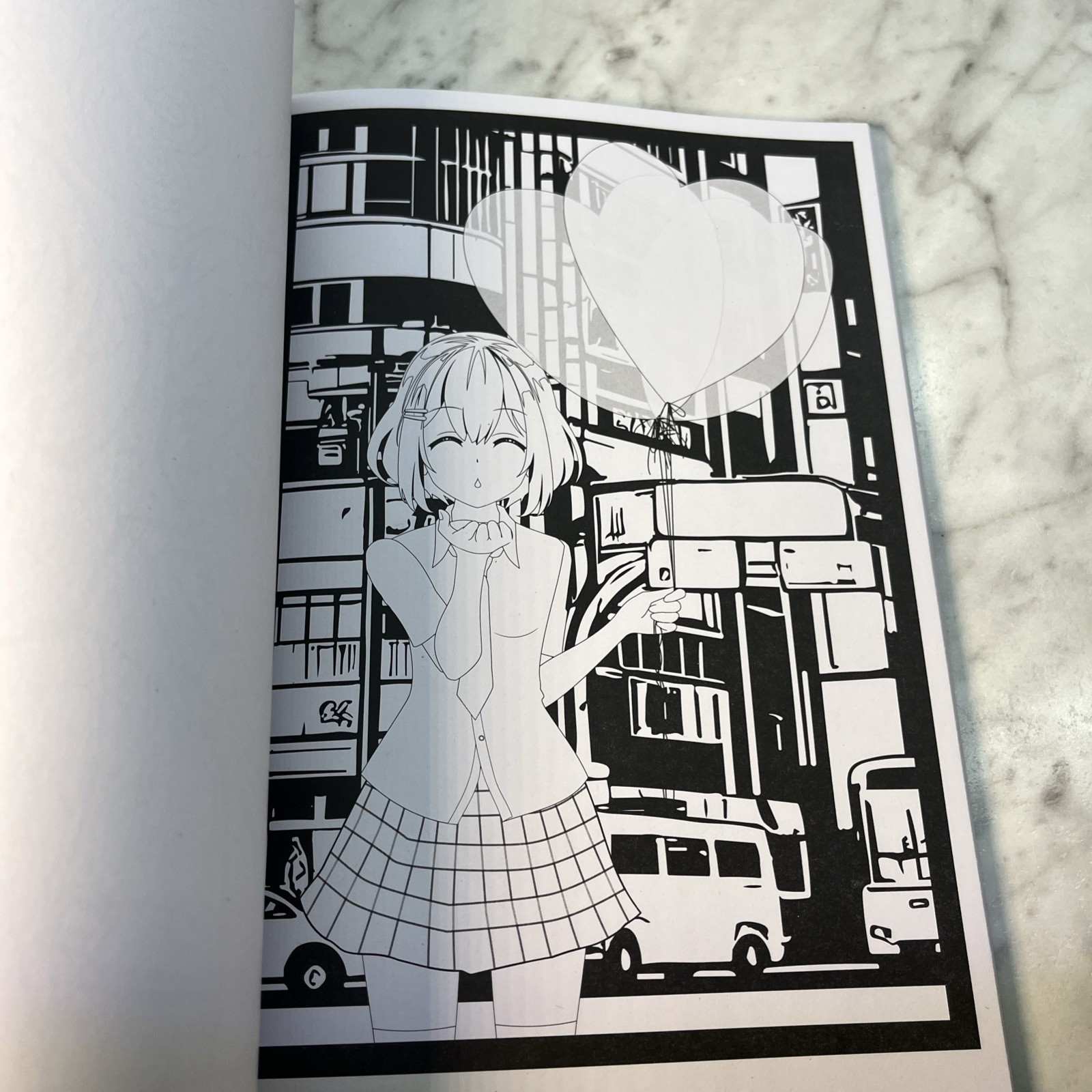 Anime Coloring Book “Advanced Coloring”, Bendon, anime coloring, girl & teens