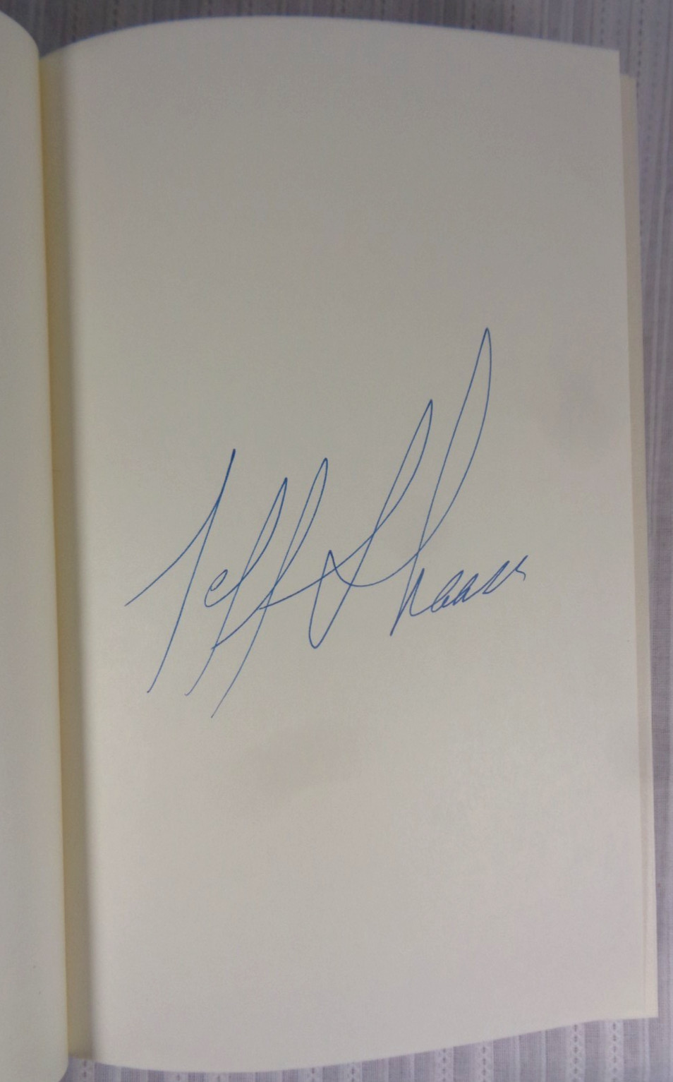 Jeff Shaara – The Fateful Lightning Signed Civil War Novel 1st Ed HC/DJ VG!