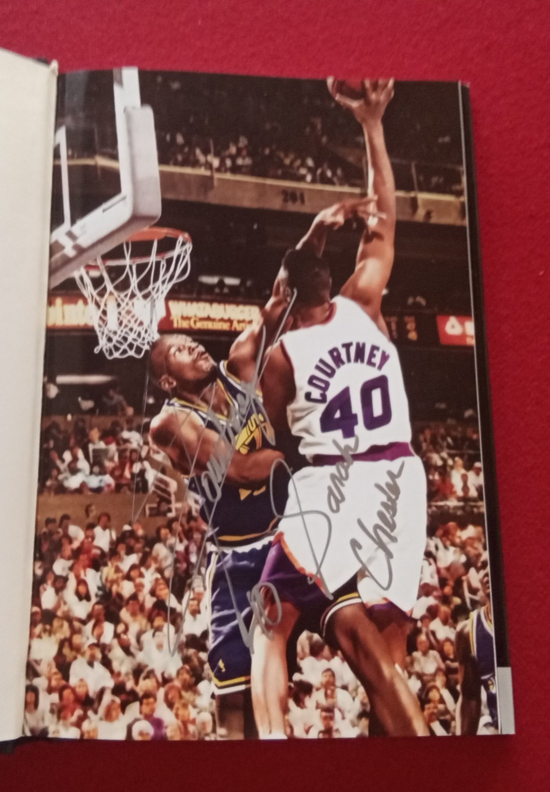 Life above and Beyond the Rim by Joe Courtney (2015, Hardcover) SIGNED NBA