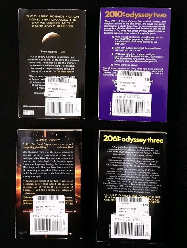 Arthur C. Clarke : 2001, 2010, 2061, 3001 (Paperback)
