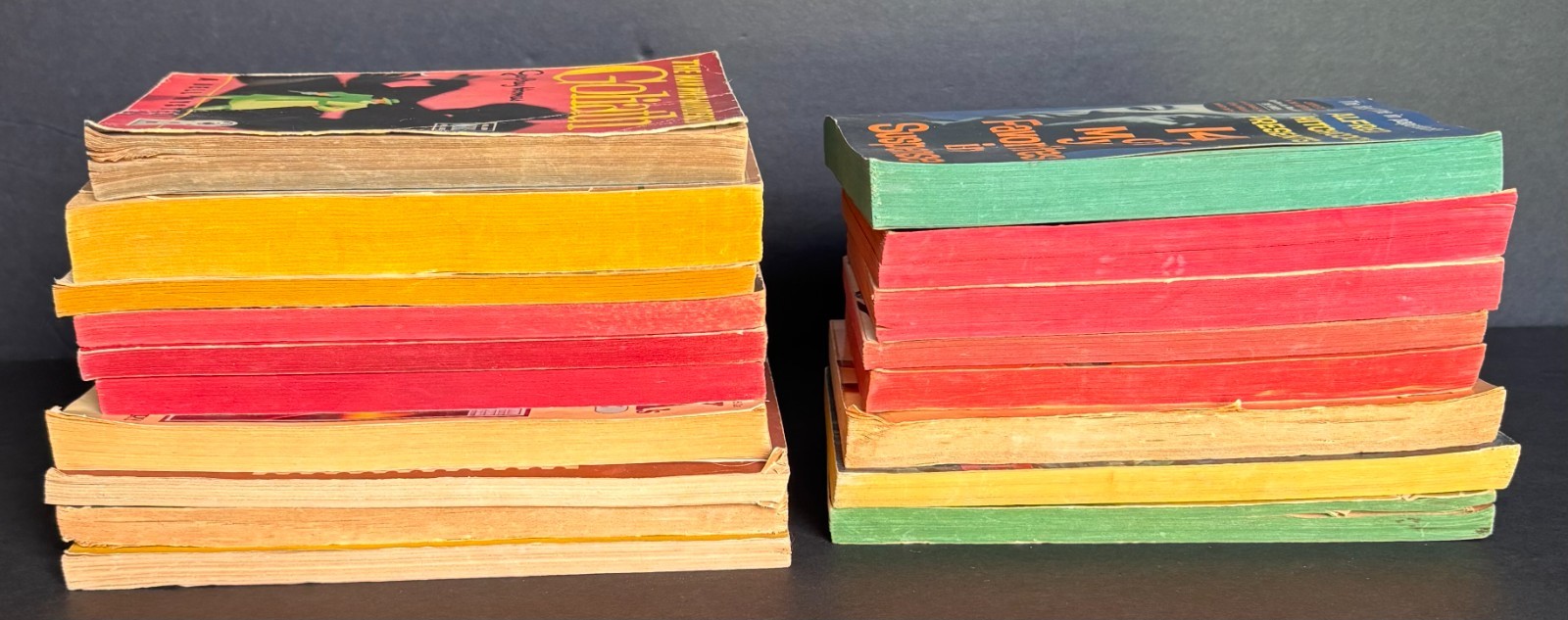 Vintage Murder Mystery Suspense Paperback Books Assorted Lot Of 18