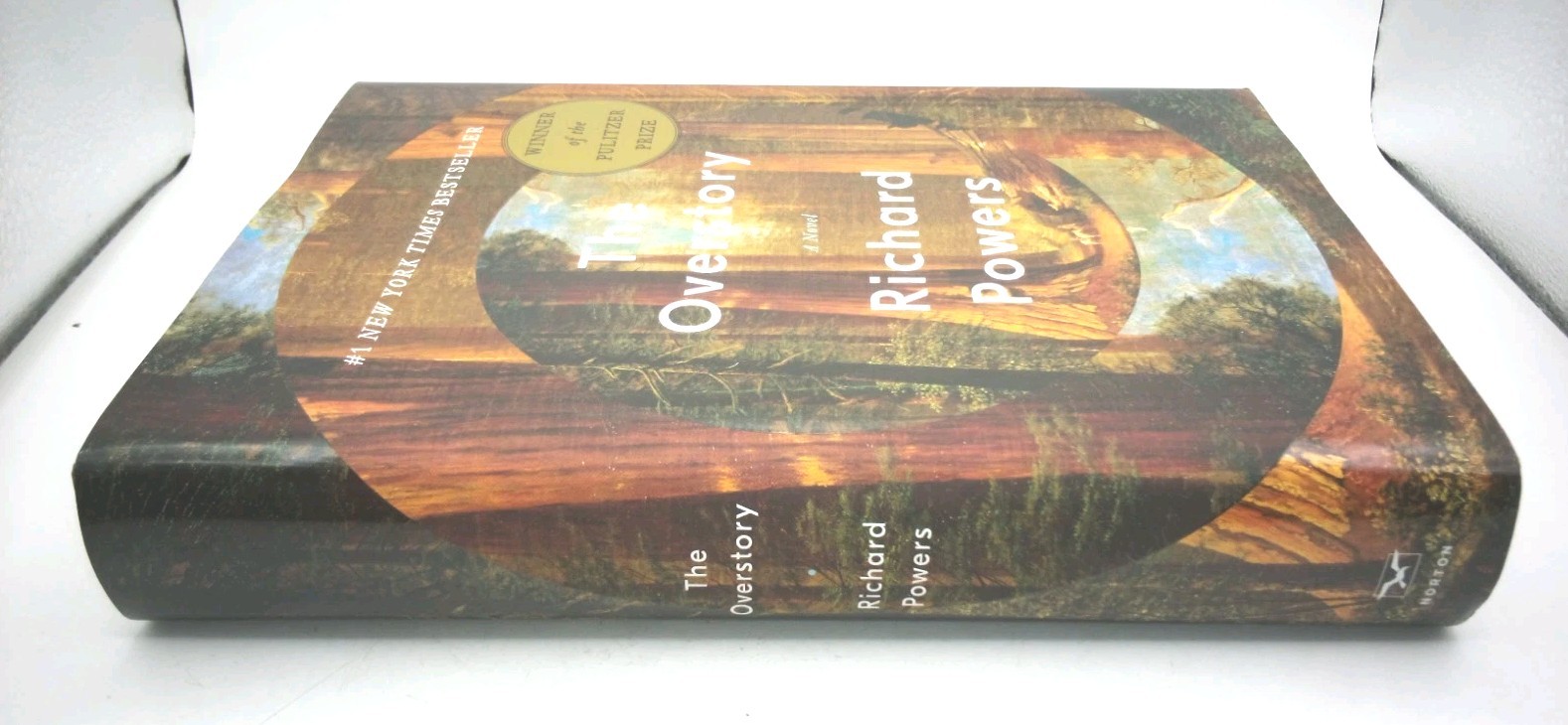 The Overstory Novel by Richard Powers Hardcover Book HCDJ Very Good