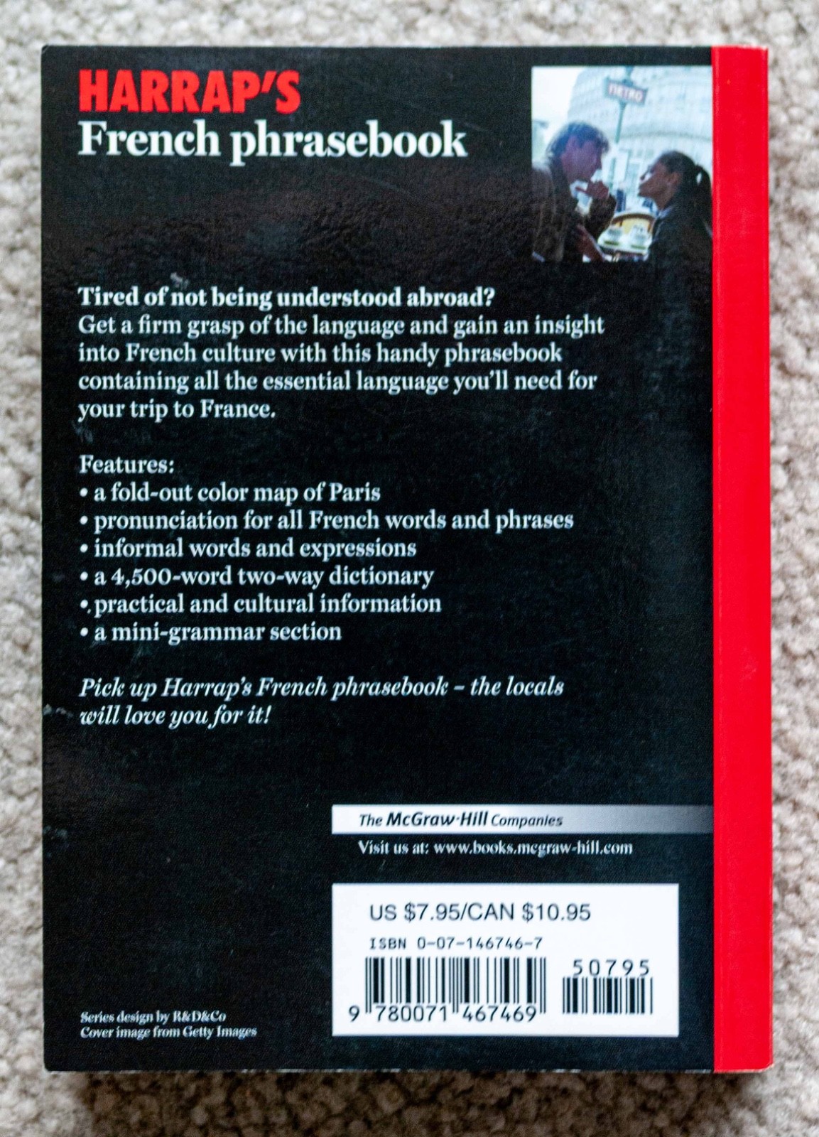 Harrap’s French Phrasebook – Paperback (pocket-sized), 191 pages