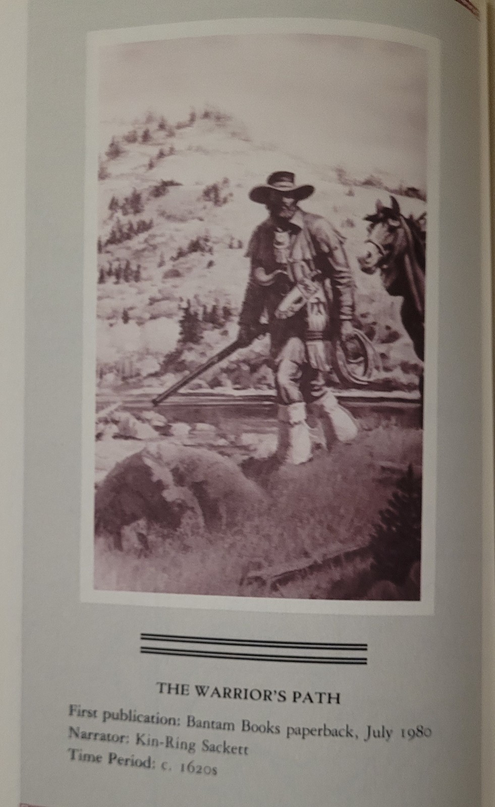 Louis L’Amour The Sackett Companion HC DJ 1988 1st Print Bantam Vintage Western