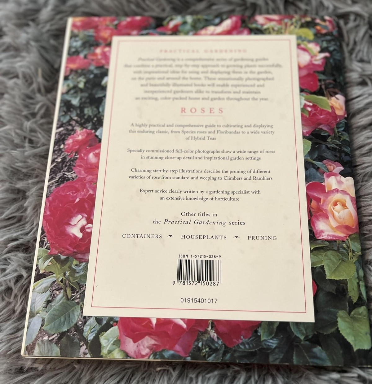 Roses David Squire Gardening Book Practical Guide Flowers Hardcover 1995 Vintage