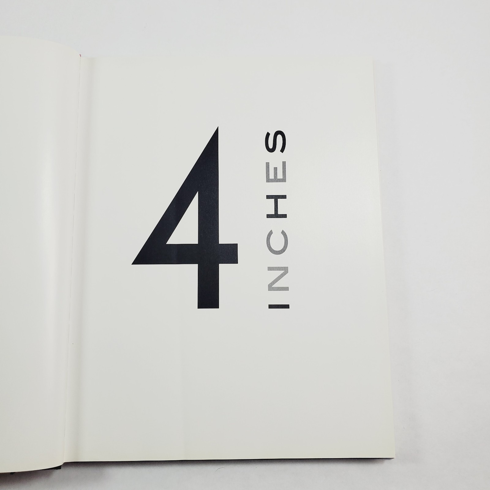 Four Inches by Scriptum Editions First Edition 2005 Hardcover