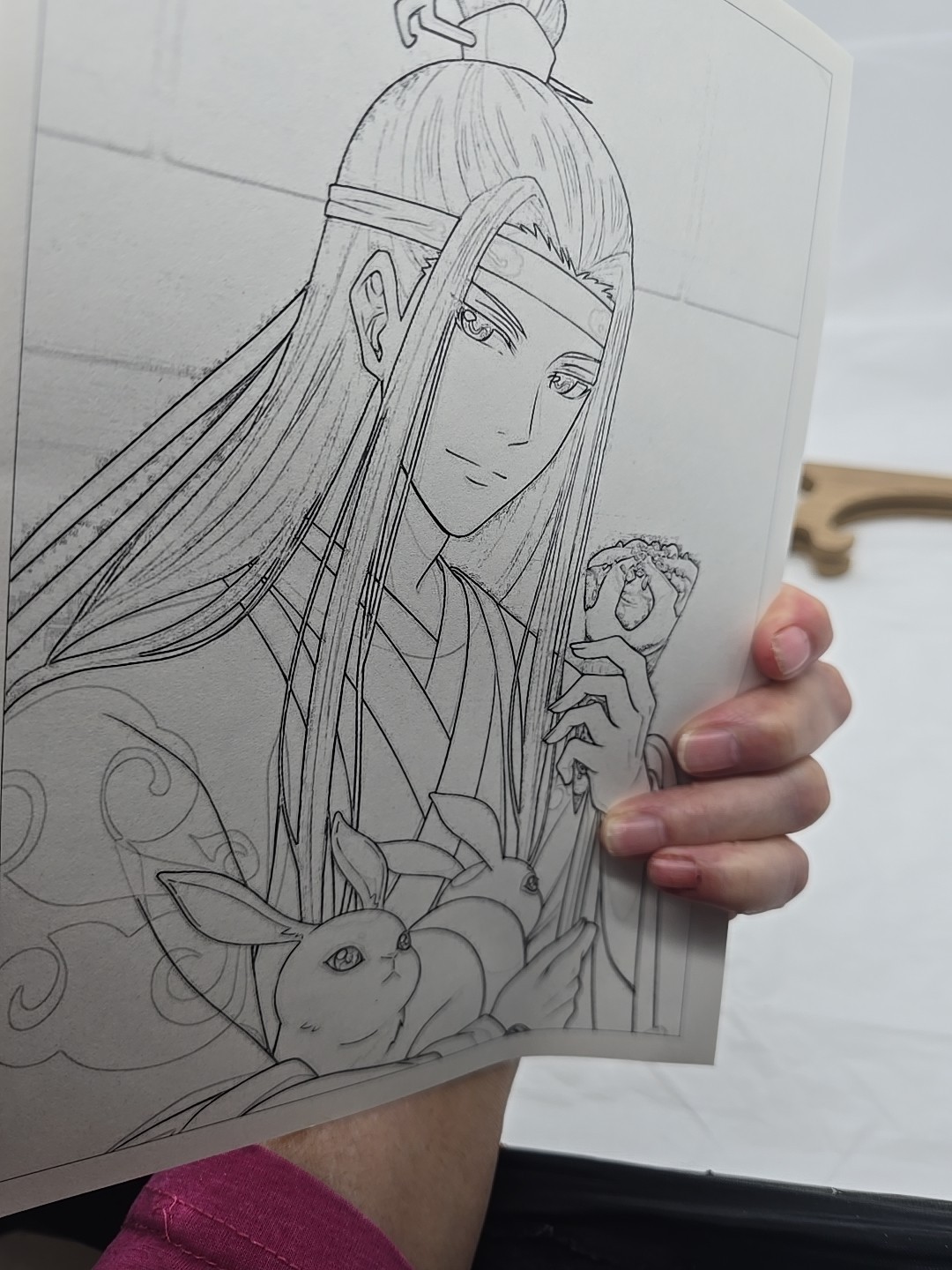 ACG Anime Coloring Book – 24 Loose Pages Color Pencil or Artist Choice SEE PICS