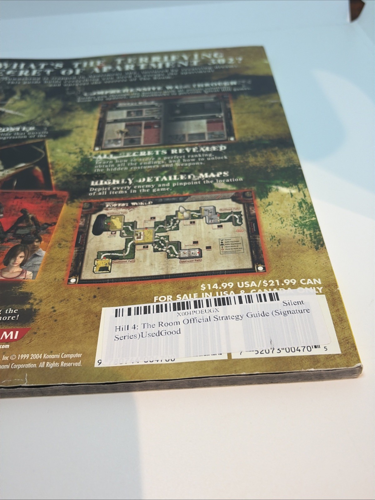 Silent Hill 4: The Room Official Strategy Guide (BradyGames, 2004) w/ Poster