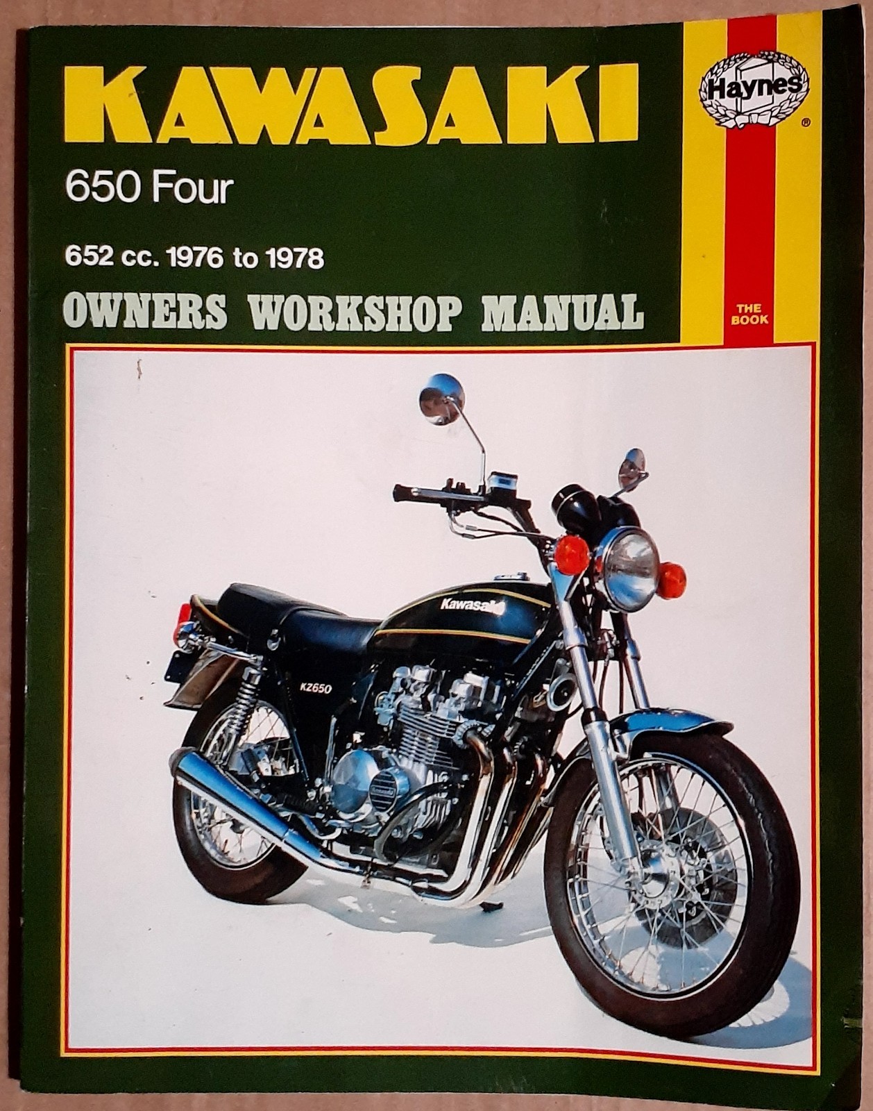 Haynes Kawasaki 650 Four 652 cc. 1976-1978 Owner’s Workshop Repair Manual