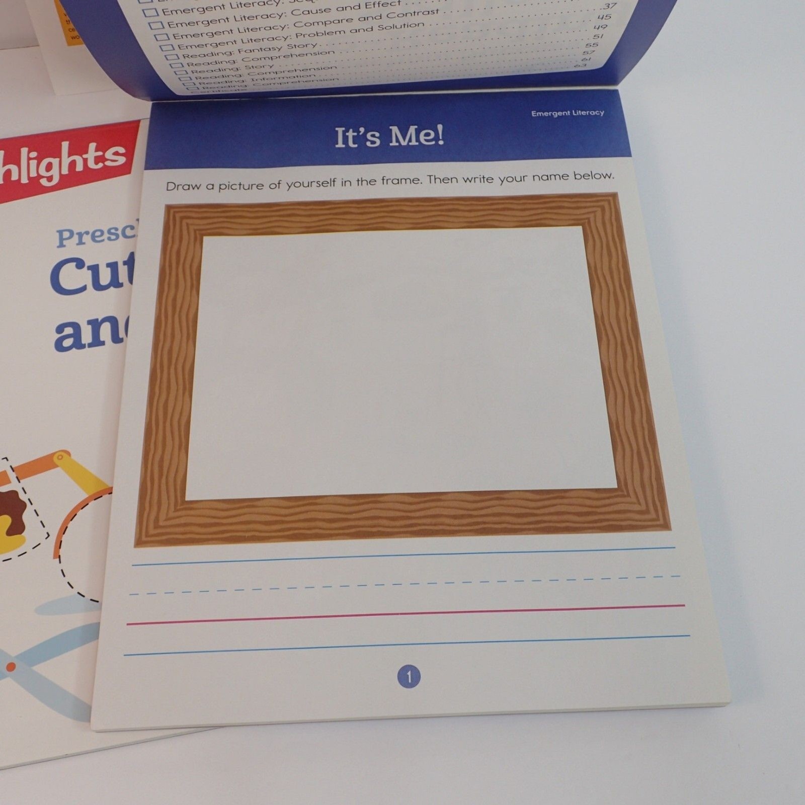 Highlights 15 Minutes A Day Preschool My Learning Box Lot of 2 Months + Bonus!