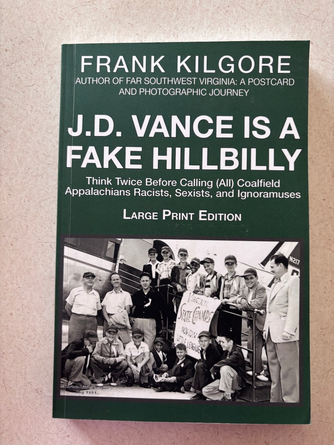 J.d. Vance Is a Fake Hillbilly Frank Kilgore 2022 Large Print Appalachian
