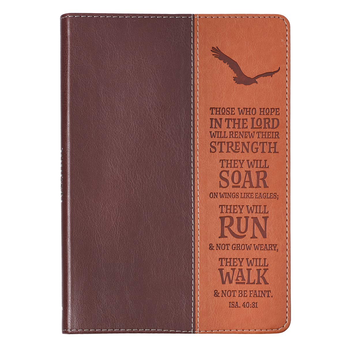 Christian Art Gifts Classic Journal Wings Like Eagles Isaiah 40:31 Bible Ver…
