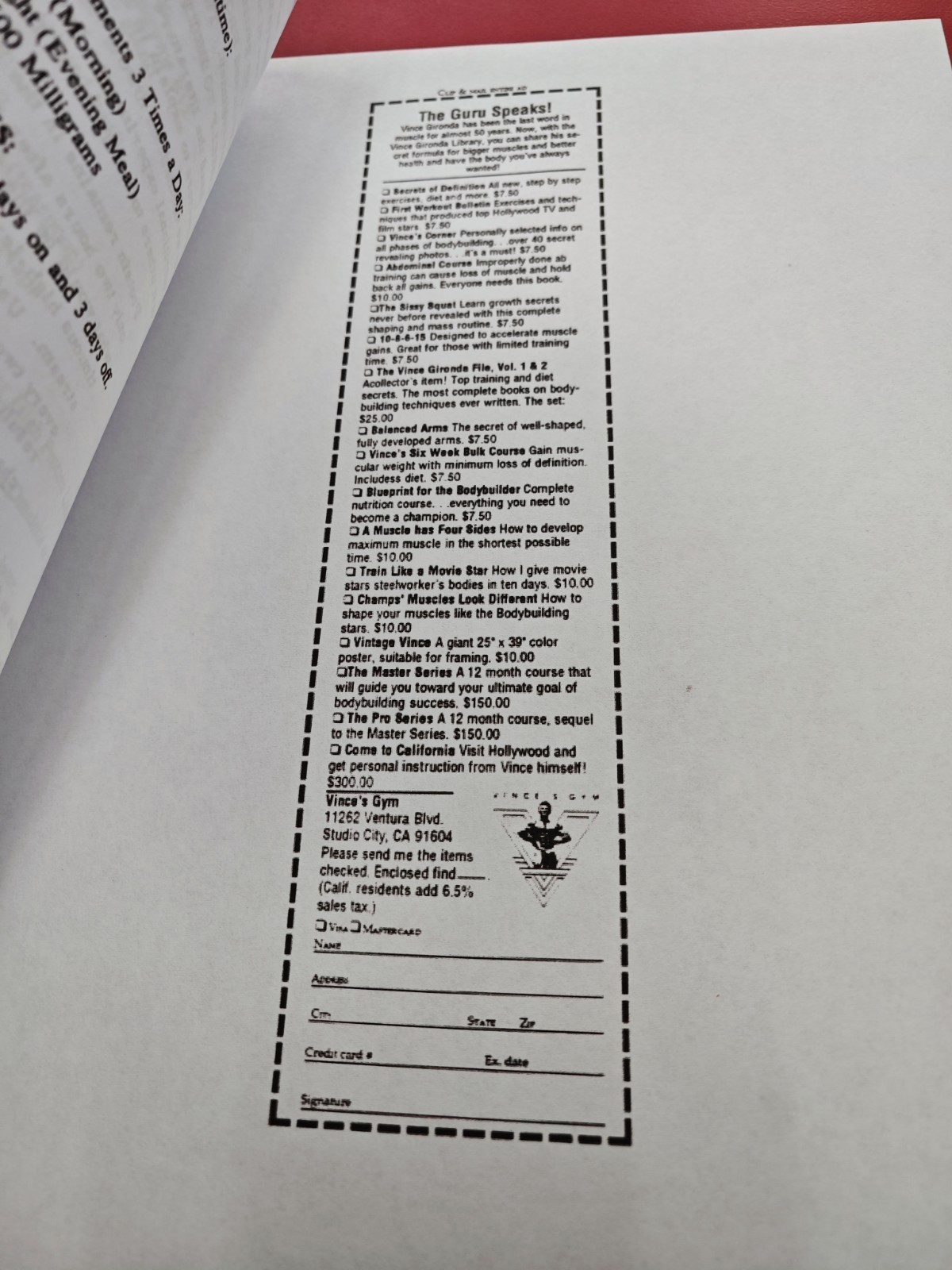 10,8,6,15 By Vince Gironda (Reprint, Original Course)