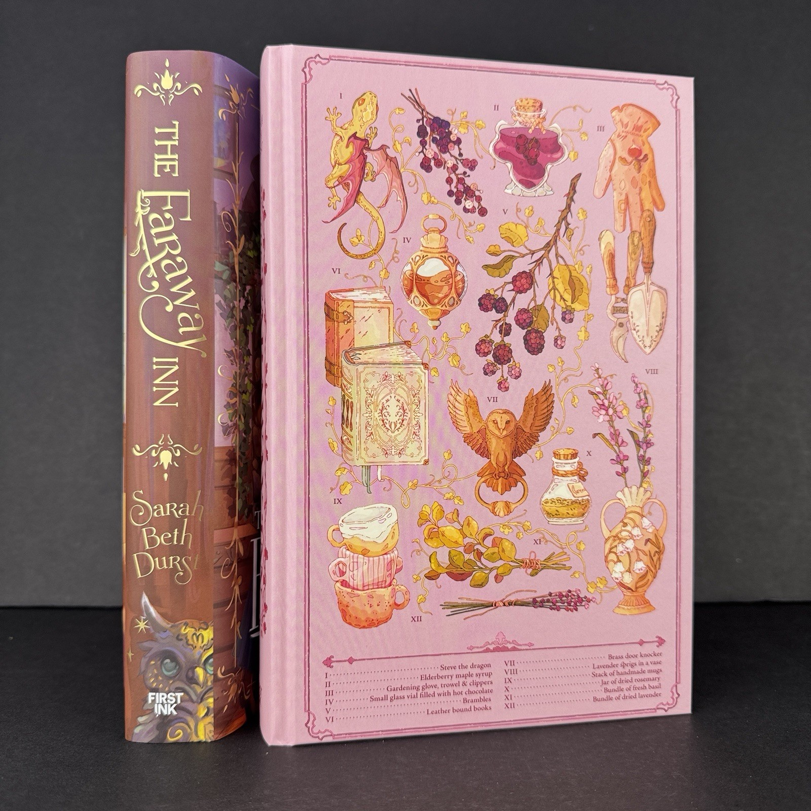 FairyLoot Sarah Beth Durst Signed The Faraway Inn Special Edition Sprayed Edges