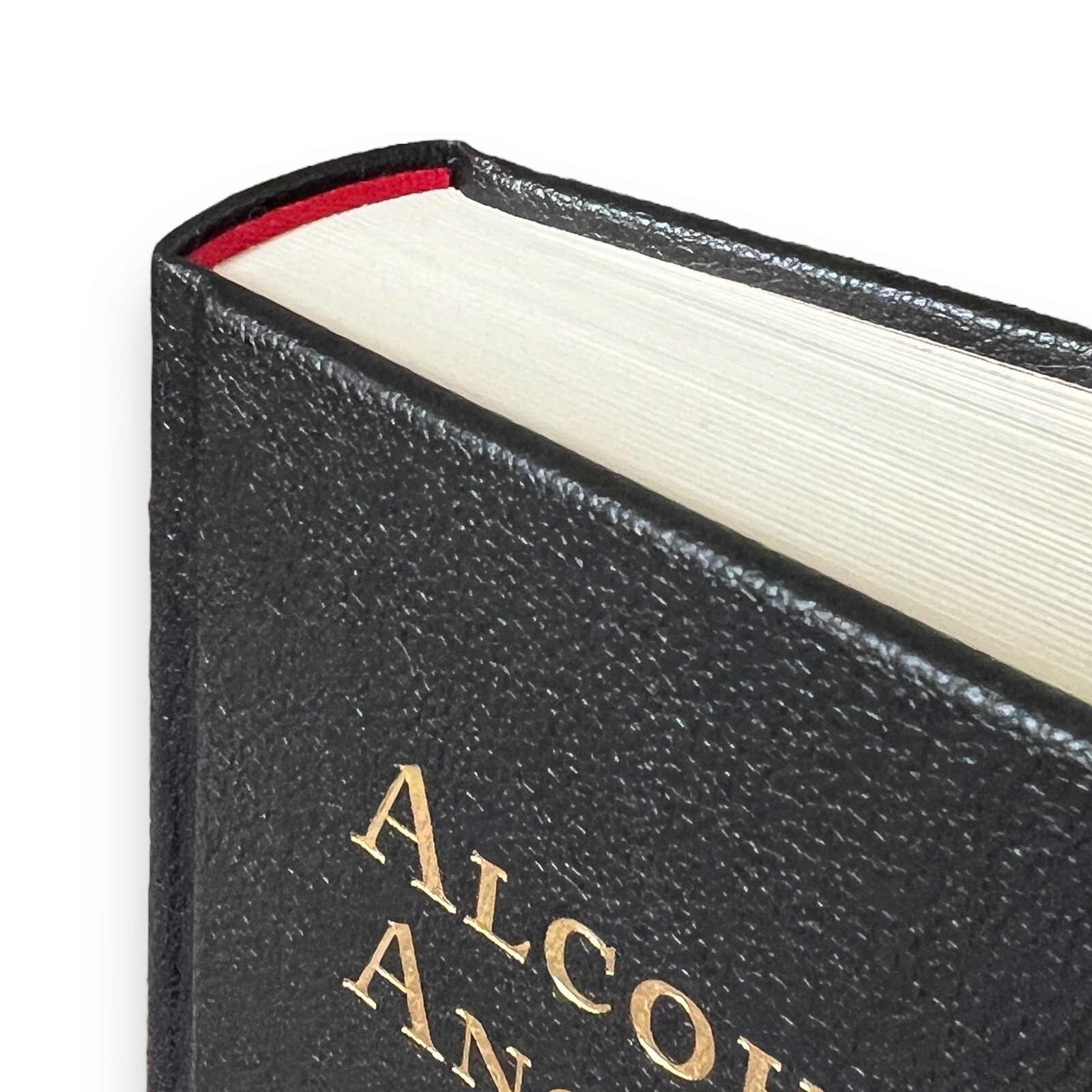 ALCOHOLICS ANONYMOUS 75th Anniversary Deluxe Vegan Leather Bound Bill Wilson New