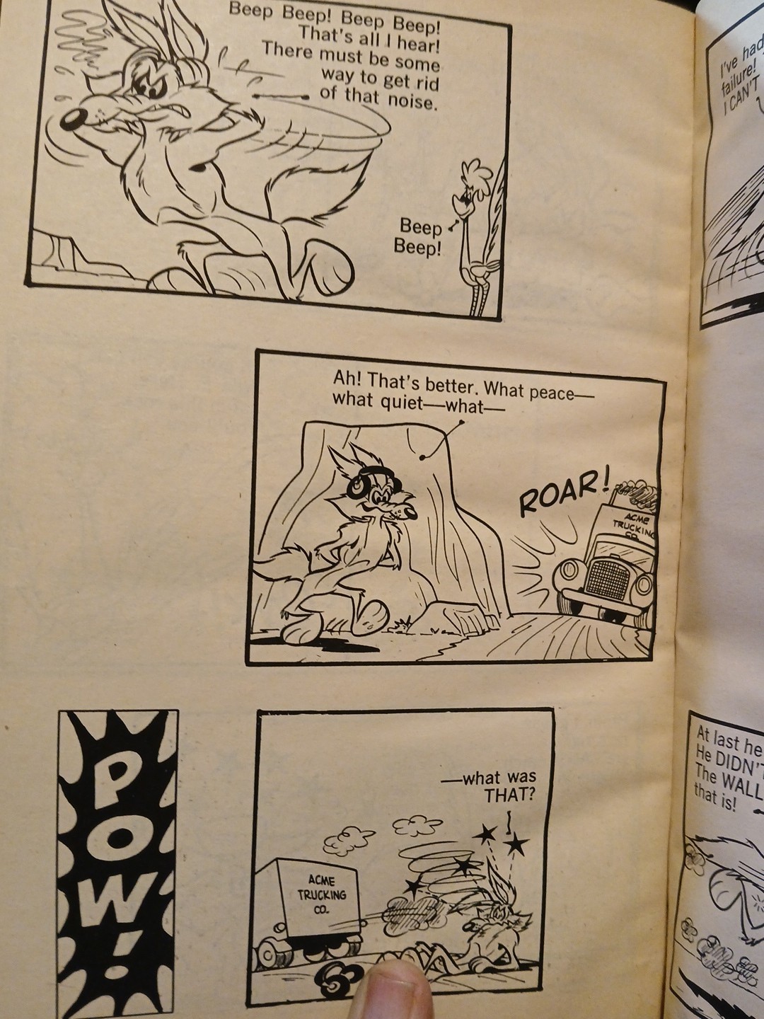 Non Age Books. Warner Bros. Road Runner and Wile E. Coyote Book Club Edition Lot