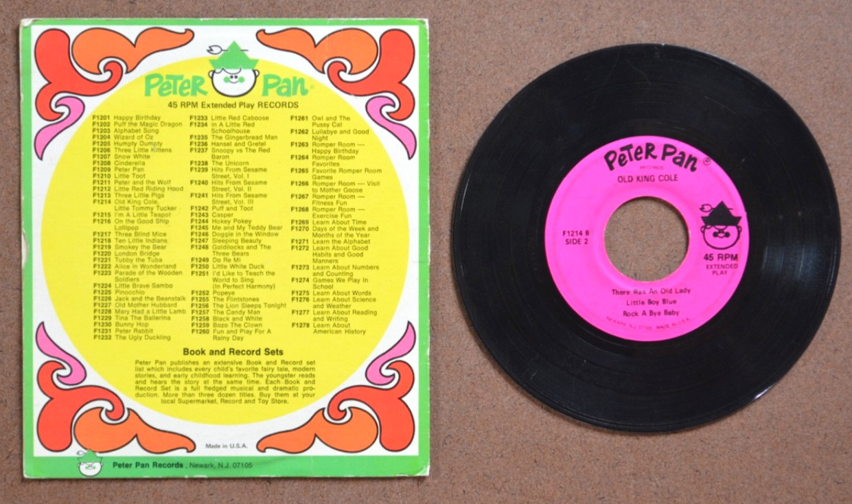 PETER PAN RECORDS OLD KING COLE
