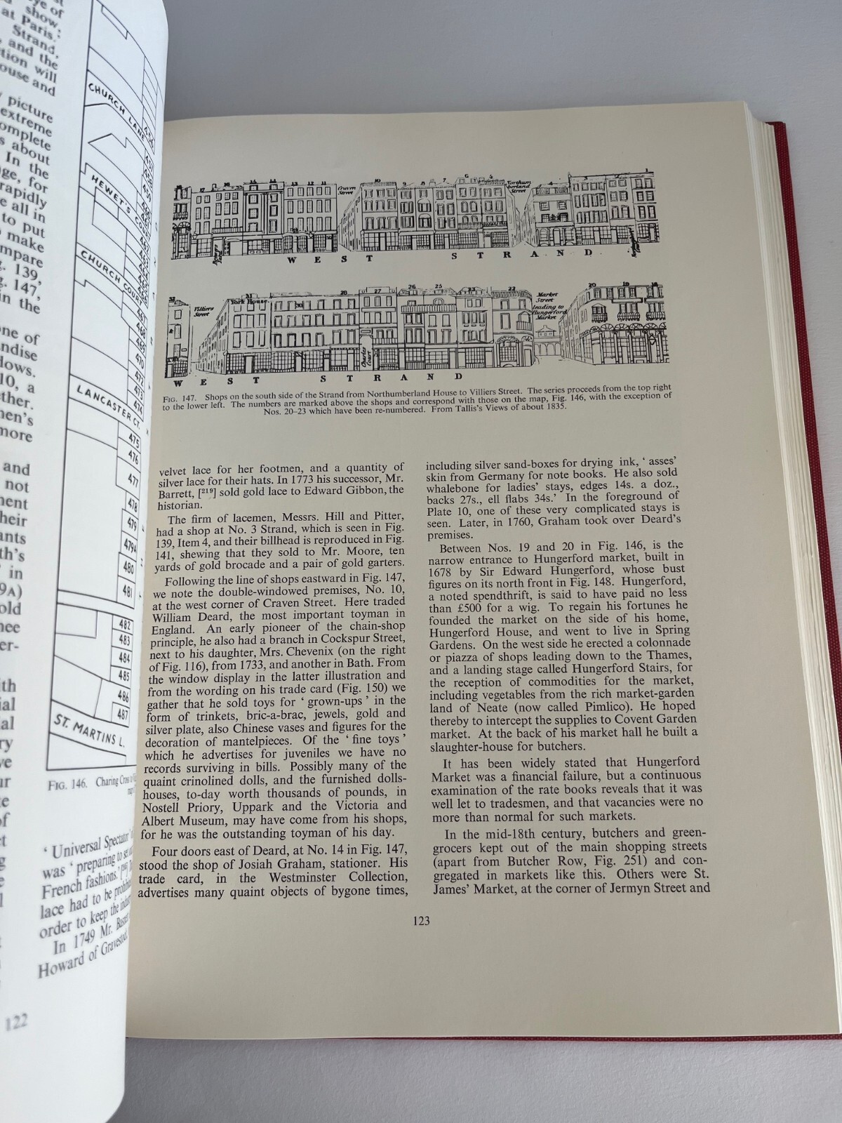 MID-GEORGIAN LONDON topographical and social survey LONDON 1750 ~ Hugh Phillips