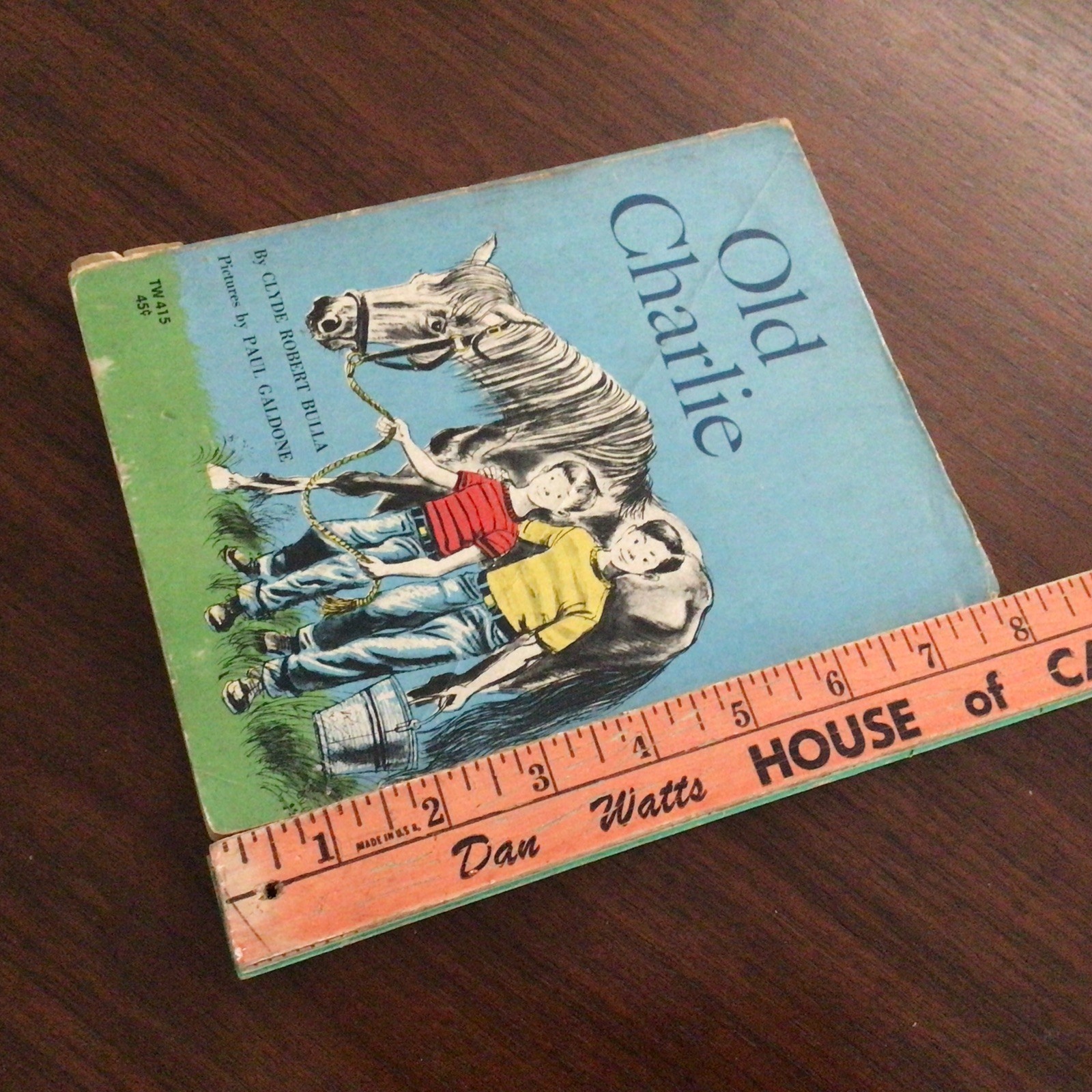 Old Charlie Vintage Paperback Clyde Robert Bulla Paul Galdone Childrens Horses
