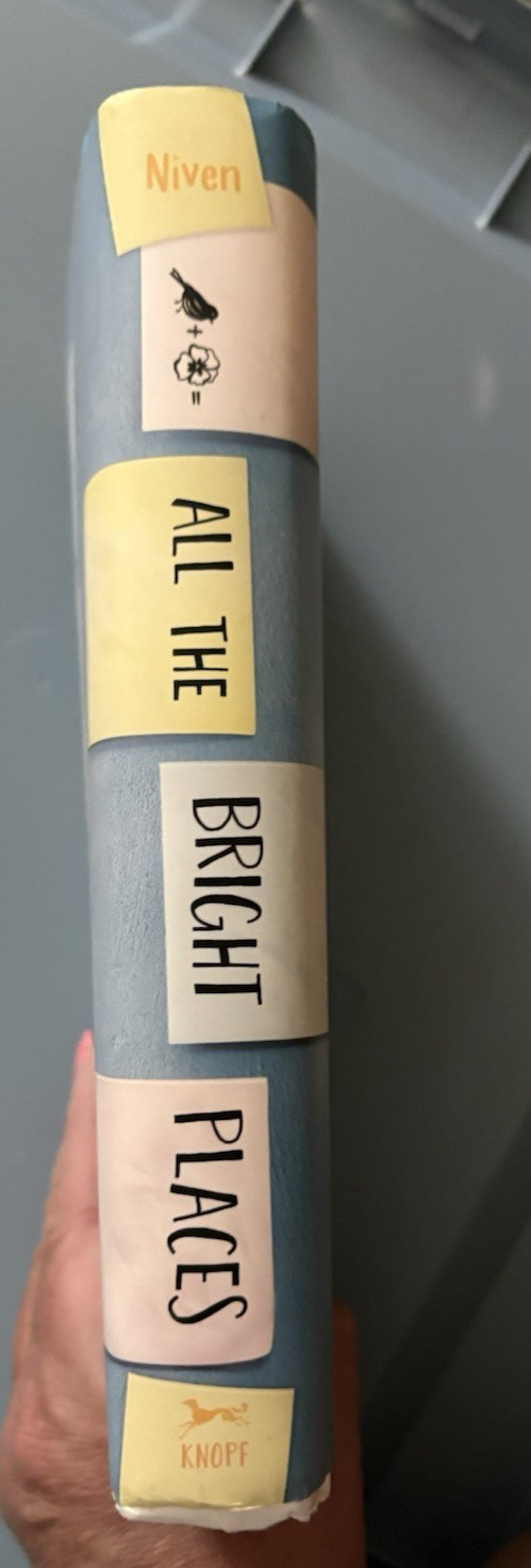 All the Bright Places by Jennifer Niven (2015, Hardcover) – Very Good