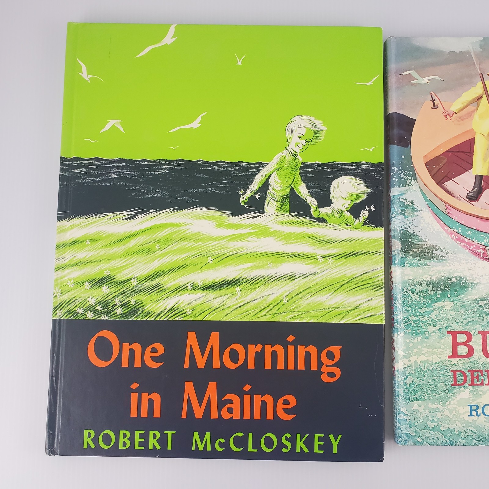 Burt Dow Deep Water Man & One Morning in Maine by Robert McCloskey Hardcover