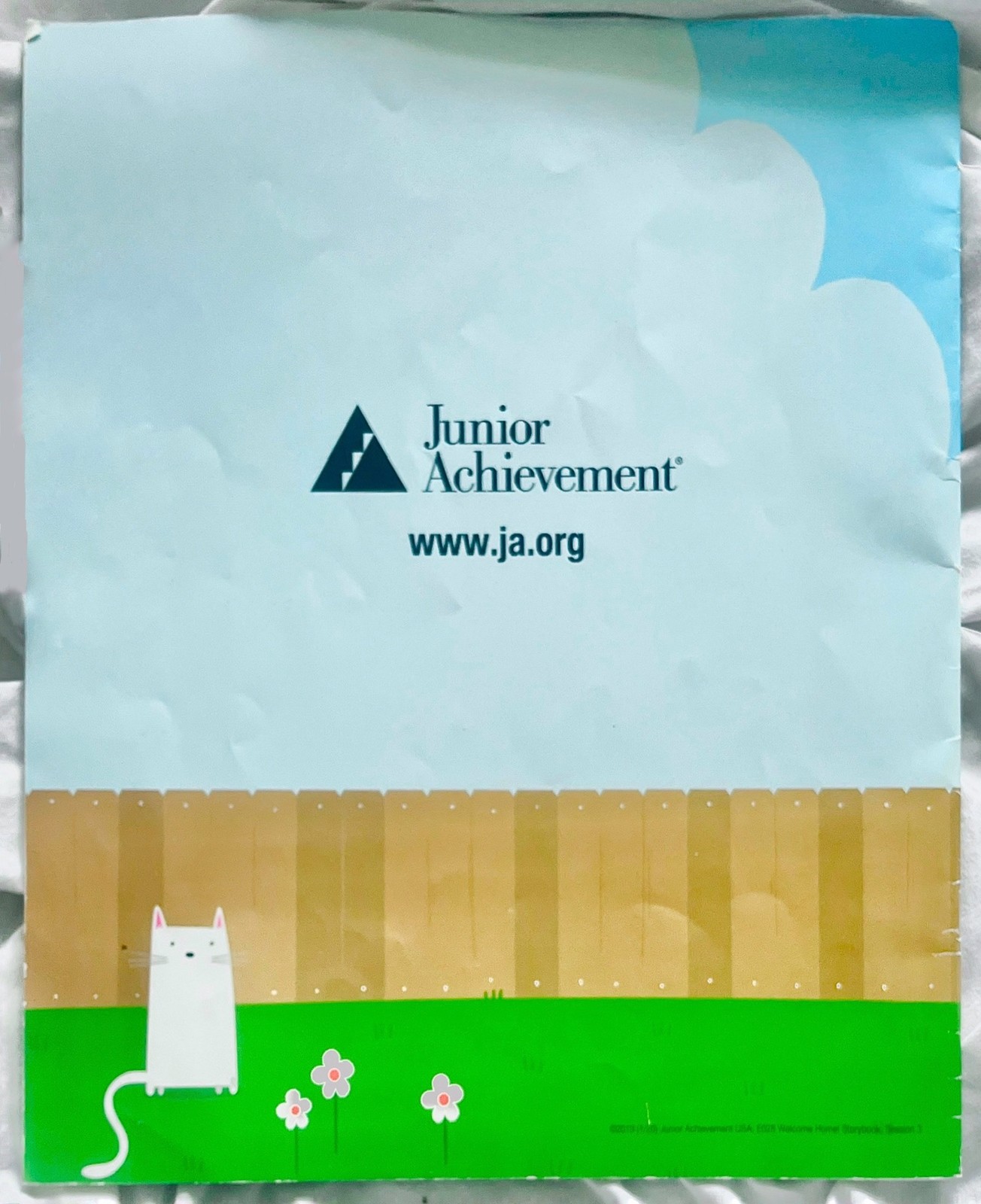 🟠Welcome Home Junior Achievement Chapbook Picture Book Illustr Business Age 4-8