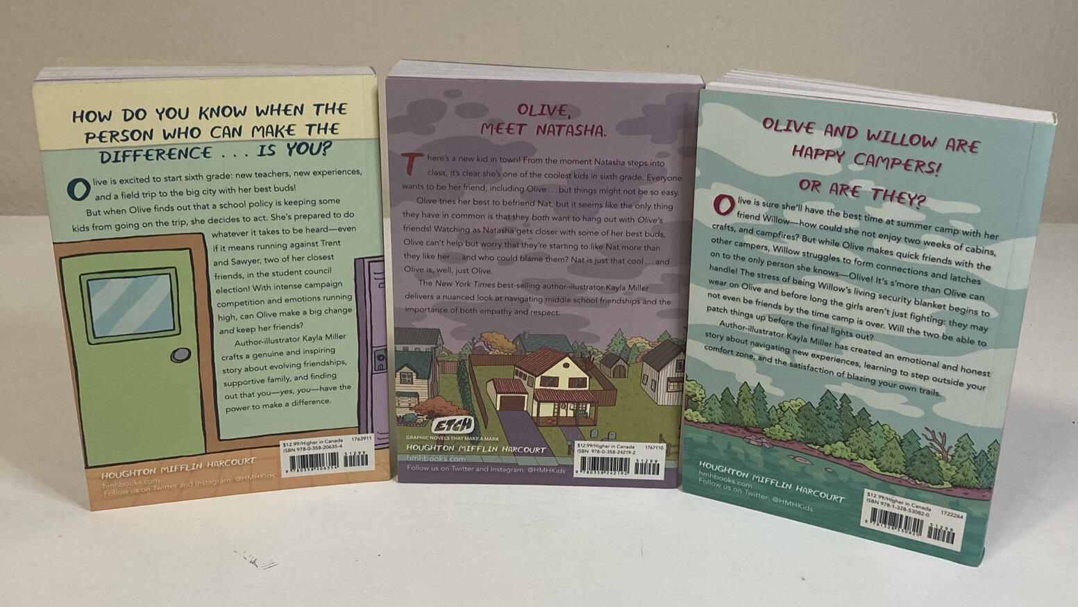 Lot Of 3 Click Paperback Graphic Novels: Act, Clash, Camp By Kayla Miller…